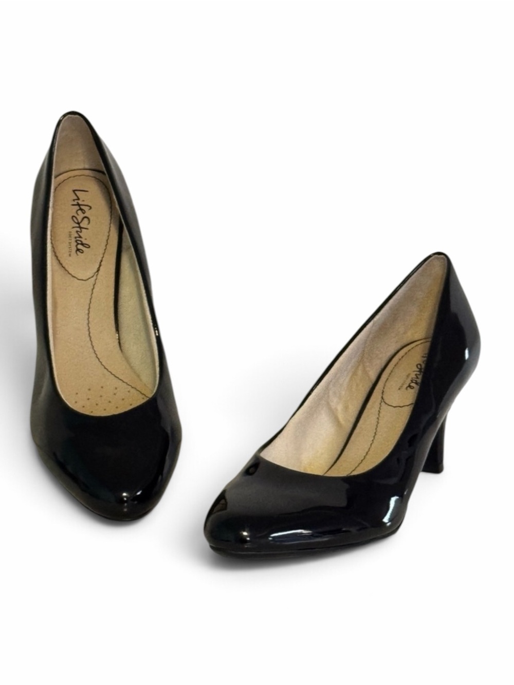 LifeStride Parigi Black Patent Pumps | Women’s Size 10 | NWOB